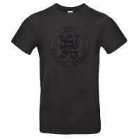 KSV T-Shirt black in black Logo