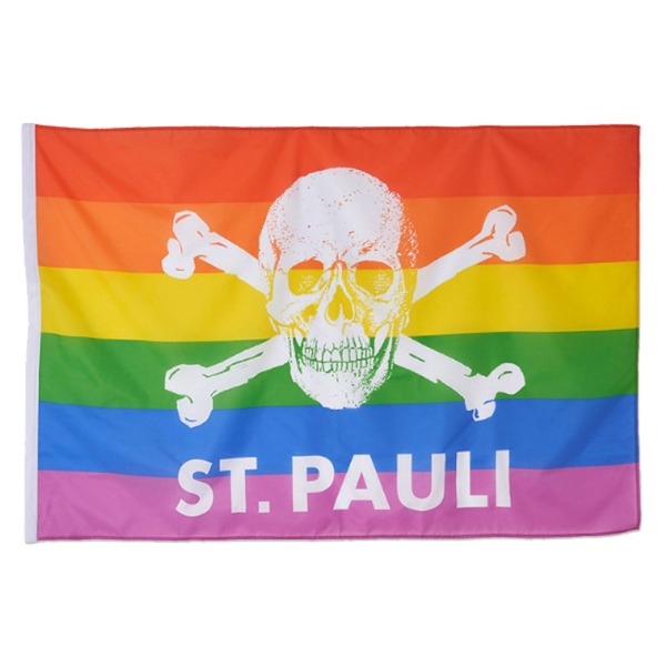 St. Pauli Fahne Regenbogen 150 x 100 cm
