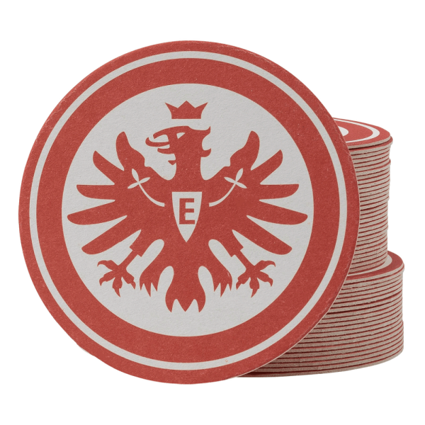 Eintracht Frankfurt Bierdeckel Logo 50er Set